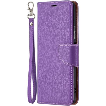 Mobigear Excellent Xiaomi Redmi Note 10 Pro Lompakkokotelo + Setelitasku - Violetti