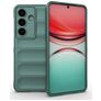 Mobigear Bumpy Samsung Galaxy S26 TPU flexible Carcasa - Verde oscuro