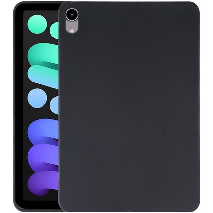 Mobigear Basics (tenké provedení) iPad Mini 7 (2024) Flexibilní TPU Zadní kryt - Černá