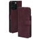Mobiparts Classic Wallet MagSafe iPhone 16 Pro Max Pungetui med Seddelrum - Velvet Red