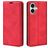Mobigear Retro Slim iPhone 17 Wallet case - Red