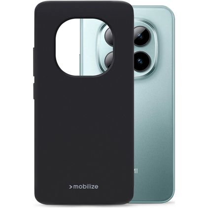 Mobilize Rubber Gelly Xiaomi Redmi Note 15 Pro Plus TPU flexible Carcasa - Negro