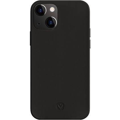Valenta iPhone 14 MagSafe Piel auténtica Carcasa - Negro