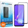 Mobigear Premium OPPO A92 Tempered Glass Screen Protector - Case Friendly - Black (3-Pack)