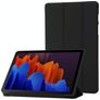 Mobigear Tri-Fold Gel Samsung Galaxy Tab S11 TPU / Pele sintética Capa livro - Preto