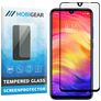 Mobigear Premium Xiaomi Redmi Note 7 Tempered Glass Screen Protector - Case Friendly - Black