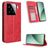 Mobigear Sensation Xiaomi 15 Pro Lompakkokotelo + Setelitasku - Punainen
