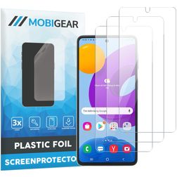 Mobigear Samsung Galaxy M53 Skärmskydd Skyddsfilm - Skalvänligt (3-pack)