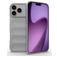 Mobigear Bumpy iPhone 17 Pro Max TPU flexível Capa traseira - Cinzento