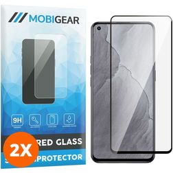 Mobigear Premium Realme GT Master Edition Tempered Glass Screen Protector - Case Friendly - Black (2-Pack)