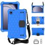 Mobigear HexStrap Samsung Galaxy Tab A11 Espuma EVA Carcasa + Correa bandolera - Azul