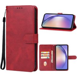 Mobigear Retro Samsung Galaxy A55 Cover a libro portafoglio - Rosso