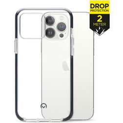 Mobilize Shatterproof iPhone 13 Pro Max Hårdt Bagsidecover Stødsikkert - Gennemsigtig / Sort