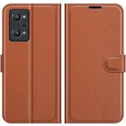 Mobigear Classic Realme GT Neo 3T Plånboksfodral med sedelfack - Brun