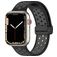 Mobigear Sport Plus Mag Silikoni Apple Watch Ranneke Magneettilukko - 42/41/40/38 mm - Musta / Harmaa