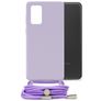 Mobilize Lanyard Gelly Samsung Galaxy A13 4G Flexibilní TPU Kryt se šňůrkou - Pastel Purple