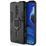 Mobigear Armor Ring OPPO Reno2 Z Fodral Hårdplast Skal Stötsäkert med ringhållare - Svart