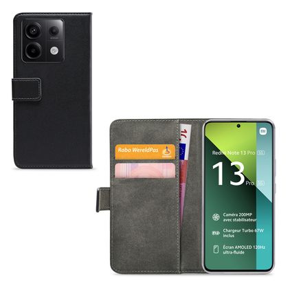 Mobilize Classic Gelly Wallet POCO X6 Cover a libro portafoglio - Nero