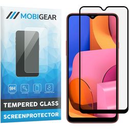 Mobigear Premium Samsung Galaxy A20s Cristal templado Protector de pantalla - Compatible con fundas - Negro