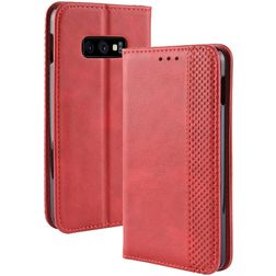 Mobigear Sensation Samsung Galaxy S10e Etui z klapką typu portfel - Czerwony