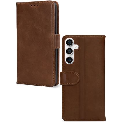 Mobilize Wallet Samsung Galaxy S23 FE Genuine Leather Wallet case - Brown