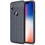 Mobigear Luxury iPhone XS Max TPU flexível Capa traseira - Azul