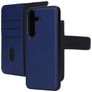 Mobiparts Samsung Galaxy S25 Case Genuine Leather Detachable 2-in-1 Wallet Case Wallet - Blue