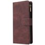 Mobigear Zipper Samsung Galaxy S10 Lite Lompakkokotelo + Setelitasku - Ruskea