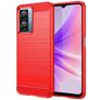 Mobigear Brushed Slim Realme Narzo 50 5G TPU flexible Carcasa - Rojo