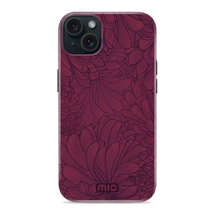 MIO iPhone 13 MagSafe Fodral Hårdplast Skal - Berry Blooms