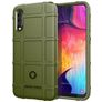 Mobigear Rugged Shield Samsung Galaxy A50 Joustava TPU Suojakuori Iskunkestävä - Vihreä