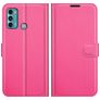 Mobigear Classic Motorola Moto G60 Funda tipo libro Cartera - Magenta