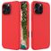Mobigear Rubber Touch iPhone 16 Pro Max Silikoni Suojakuori - Punainen