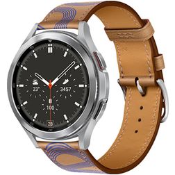Mobigear Loop Nylon Smartwatch Strap Buckle closure - 22 mm - Brown