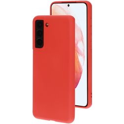 Mobiparts Samsung Galaxy S21 Silikon Zadní kryt - Scarlet Red