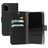 Mobiparts Saffiano Wallet iPhone 11 Pro Knížkové pouzdro Peněženka - Černá