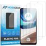 Mobigear Motorola Moto G42 Screen Protector Film - Case Friendly (3-Pack)