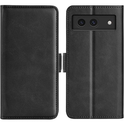Mobigear Slim Magnet Google Pixel 8a Plånboksfodral med sedelfack - Svart
