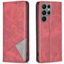 Mobigear Rhombus Slim Samsung Galaxy S24 Ultra Wallet case - Red