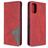 Mobigear Rhombus Slim Samsung Galaxy A41 Cover a libro - Rosso