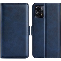 Mobigear Slim Magnet Motorola Moto E13 Wallet case - Dark Blue
