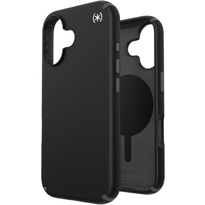 Speck Presidio2 Pro iPhone 16 MagSafe Plástico rígido Capa traseira Antichoque - Preto