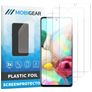 Mobigear Samsung Galaxy A71 Película de ecrã em plástico - Compatível com capas (Pack de 3)
