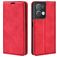 Mobigear Retro Slim OPPO Reno 8 Pro 5G Cover a libro portafoglio - Rosso