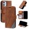 Mobigear Rhombus iPhone 12 Mini Knížkové pouzdro Peněženka - Hnědá
