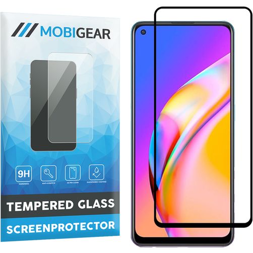 Mobigear Premium OPPO A94 5G Szkło hartowane Ochrona ekranu - Kompatybilna z etui - Czarny