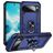 Mobigear Armor Ring Google Pixel 10 Pro XL Tvrdý plast Zadní kryt odolný proti nárazům s prstýnkem - Modrá