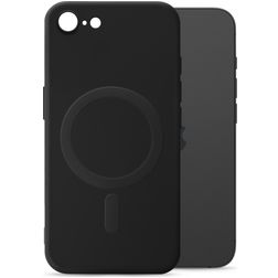 My Style Protective Flex iPhone SE (2022) MagSafe Fleksibel TPU Bagsidecover - Sort
