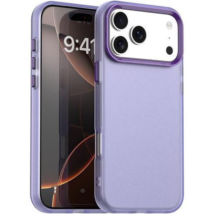 Mobigear Crystal iPhone 18 Pro Hardcase Etui plecki - Fioletowy