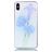 Mobigear Design iPhone XS Max Fleksibel TPU Bagsidecover - Purple Flower